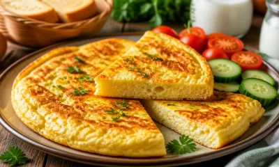"Дутый" омлет из 1 яйца — такой пышный, что хватит на всю семью