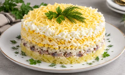 Селедку готовлю по-новому — под «белой шубой»: вкус мягче, нежнее и наряднее классики