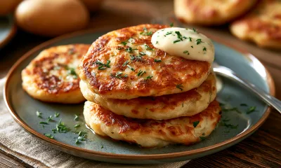 Картошка, яйцо и мука — жарю оладьи «От Батьки»: хрустящие, пышные, с ароматом детства, лучше любых драников