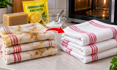 Грязные полотенца больше не выбрасываю: кладу в пакет — жирные разводы исчезают без химии