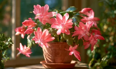 Приготовила настой из шелухи — и декабрист выдал каскад алых шапок: цветет как никогда