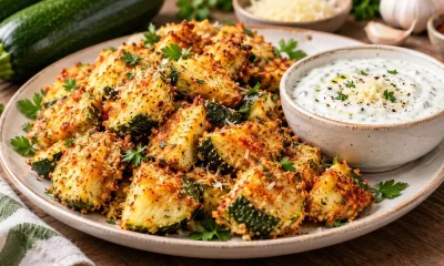 Кабачки вкуснее мяса — без яиц и жарки на сковороде: хрустящие снаружи, нежные внутри