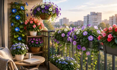 Дачи нет, но я не унываю — устроила цветник на балконе: 5 растений для кашпо