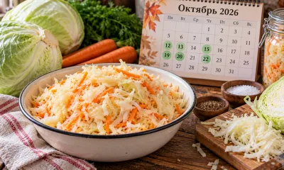 Когда ставить капусту в октябре 2026-го: шесть удачных дат — и среди них особенно выделяется одна