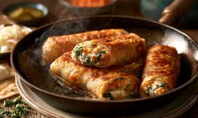 Закрутила начинку в лаваш — к чаю подаю хрустящие рулетики: нежнее и вкуснее хачапури