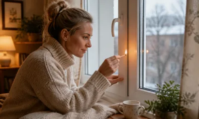 Беру обычную спичку — и из окон больше не дует: 2 минуты — и даже при лютом ветре подоконник тёплый