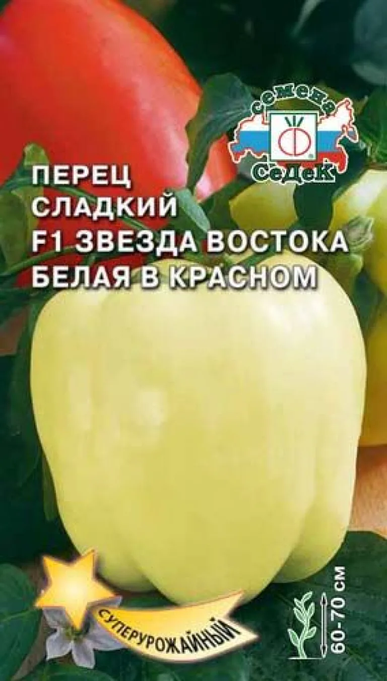перец 'звезда востока белая в красном'