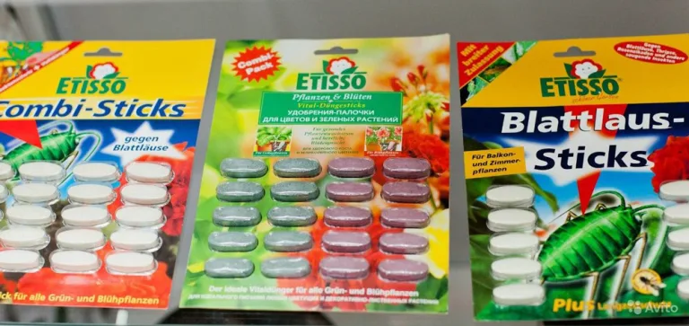 удобрения палочки etisso