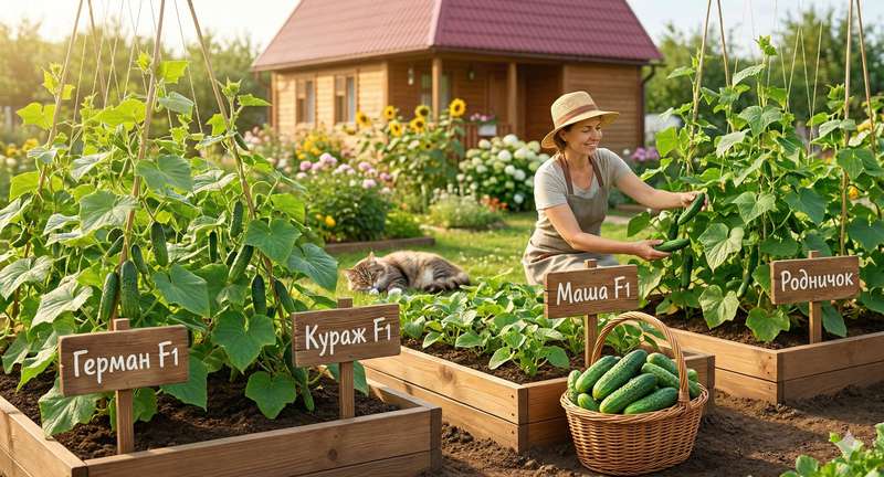 Хрустящий сезон: выбираем лучшие сорта огурцов для открытого грунта