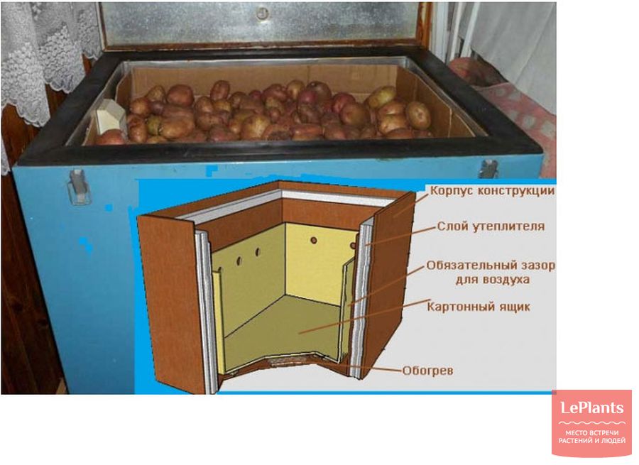 Как хранить картошку в квартире на балконе