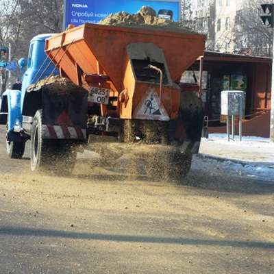 Противогололедные реагенты не щадят ни снег, ни растения